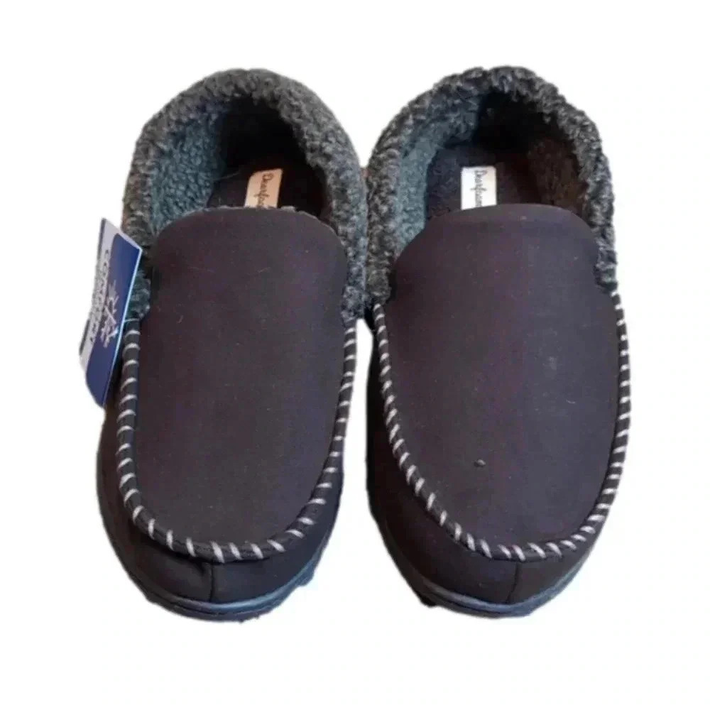DEARFOAMS Men's Alexander Moccasin With Berber Casing